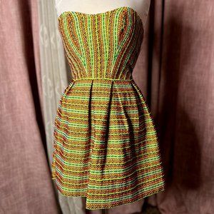 Neon Green Cocktail Dress